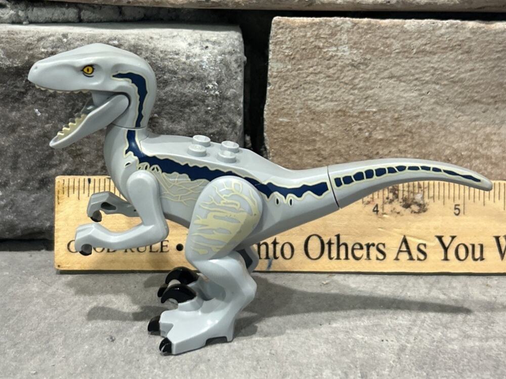 LEGO Jurassic World Blue Velociraptor Dinosaur Figure